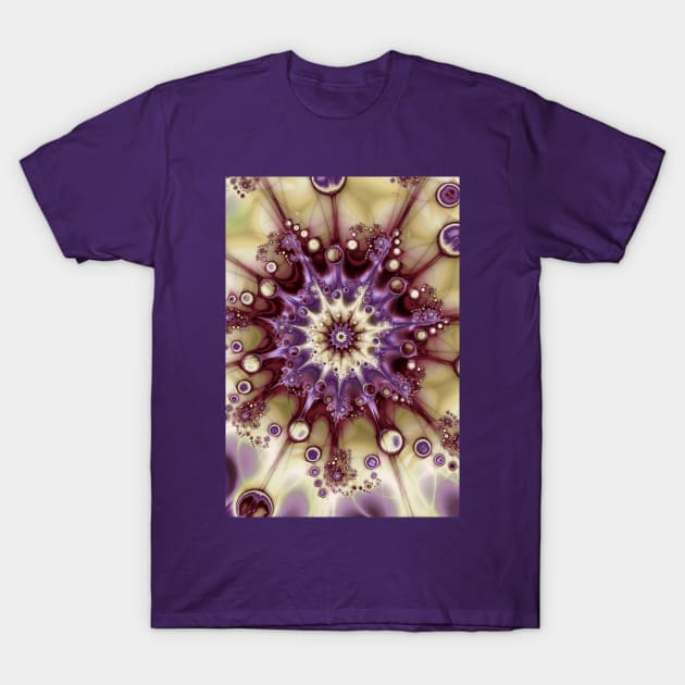 Purple Splash T-Shirt by pinkal